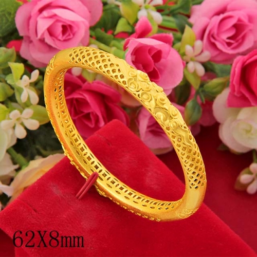 BC Wholesale 24K Gold Jewelry Women's Bangles Cheap Jewelry Alluvial Gold Jewelry Bangles NO.#CJ4BL002588