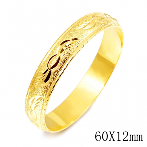 BC Wholesale 24K Gold Jewelry Women's Bangles Cheap Jewelry Alluvial Gold Jewelry Bangles NO.#CJ4BG000550