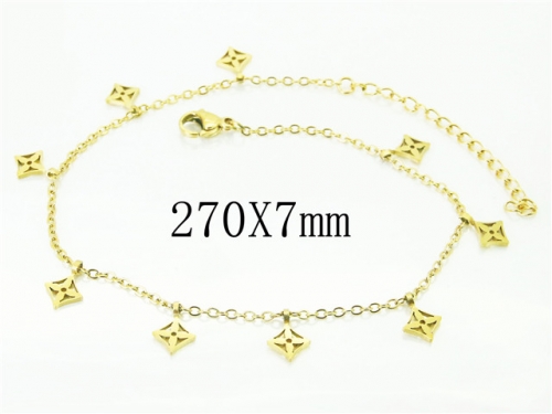 BC Wholesale Anklets Jewelry Stainless Steel 316L Anklets NO.#BC43B0264LLA