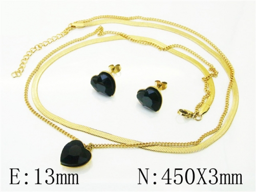 BC Wholesale Fashion Jewelry Sets Stainless Steel 316L Jewelry Sets NO.#BC85S0391HFF