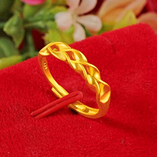 BC Wholesale 24K Gold Jewelry Women's Rings Cheap Jewelry Alluvial Gold Rings Jewelry Open Rings NO.#CJ4RW74283