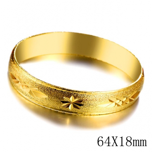 BC Wholesale 24K Gold Jewelry Women's Bangles Cheap Jewelry Alluvial Gold Jewelry Bangles NO.#CJ4BI000550