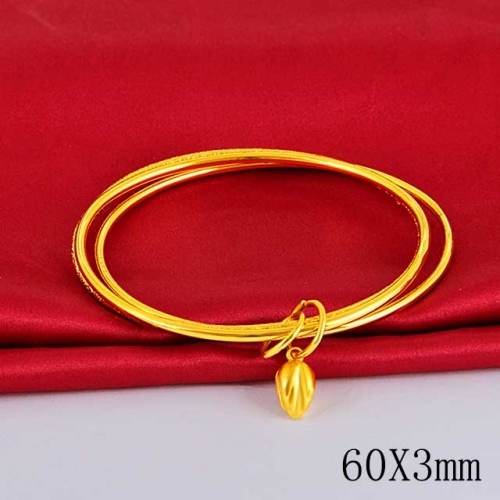 BC Wholesale 24K Gold Jewelry Women's Bangles Cheap Jewelry Alluvial Gold Jewelry Bangles NO.#CJ4BJ85456513132