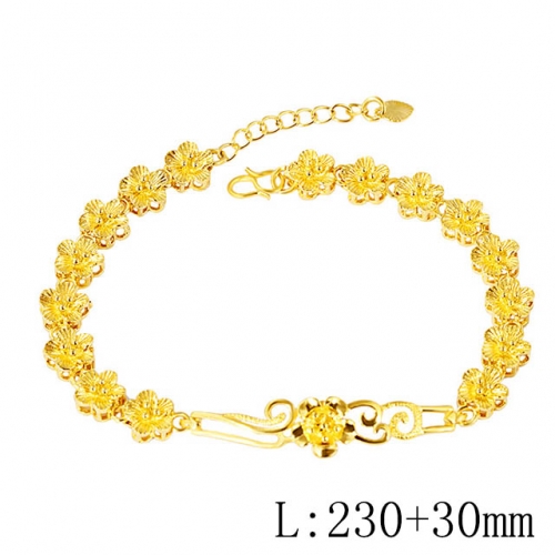 BC Wholesale 24K Gold Jewelry Women's Bracelets Cheap Jewelry Alluvial Gold Jewelry Bracelets NO.#CJ4BAI005