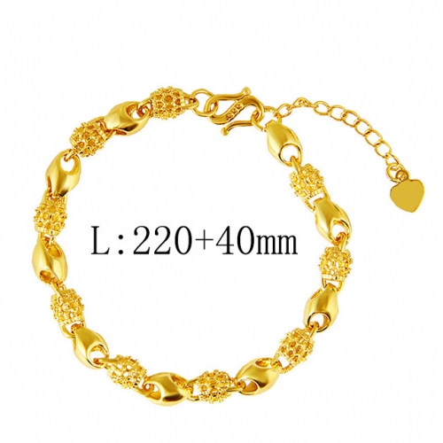 BC Wholesale 24K Gold Jewelry Women's Bracelets Cheap Jewelry Alluvial Gold Jewelry Bracelets NO.#CJ4BE00015