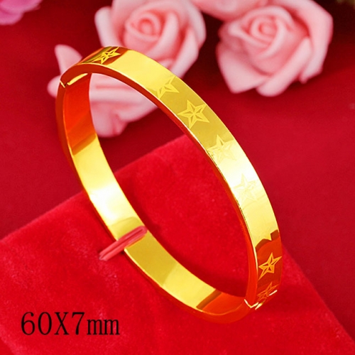 BC Wholesale 24K Gold Jewelry Women's Bangles Cheap Jewelry Alluvial Gold Jewelry Bangles NO.#CJ4BM85456513132