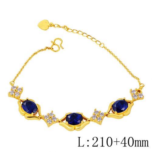 BC Wholesale 24K Gold Jewelry Women's Bracelets Cheap Jewelry Alluvial Gold Jewelry Bracelets NO.#CJ4BY005