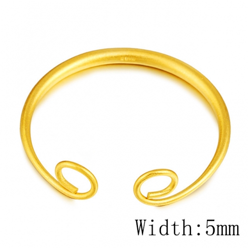 BC Wholesale 24K Gold Jewelry Women's Bangles Cheap Jewelry Alluvial Gold Jewelry Bangles NO.#CJ4BQ0025881