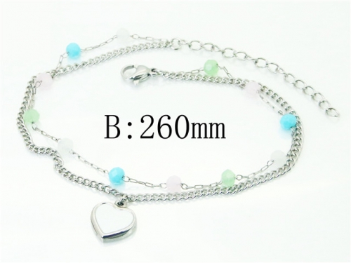 BC Wholesale Anklets Jewelry Stainless Steel 316L Anklets NO.#BC43B0189ME