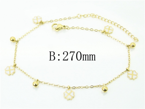 BC Wholesale Anklets Jewelry Stainless Steel 316L Anklets NO.#BC43B0154MF