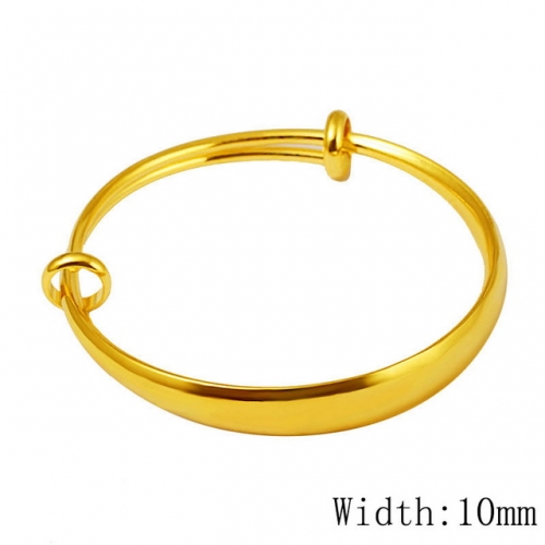 BC Wholesale 24K Gold Jewelry Women's Bangles Cheap Jewelry Alluvial Gold Jewelry Bangles NO.#CJ4B002588