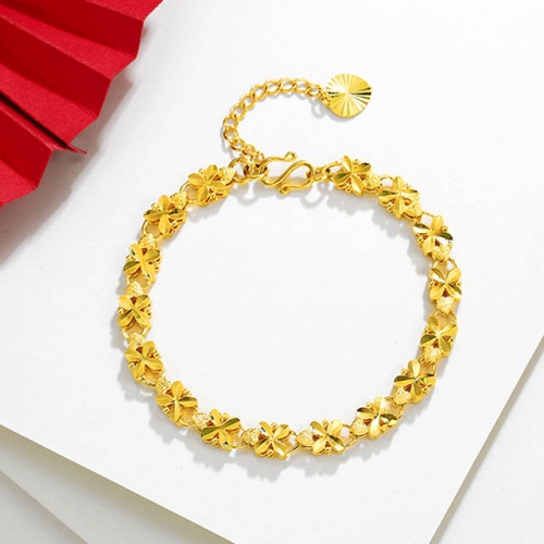 BC Wholesale 24K Gold Jewelry Women's Bracelets Cheap Jewelry Alluvial Gold Jewelry Bracelets NO.#CJ4B128