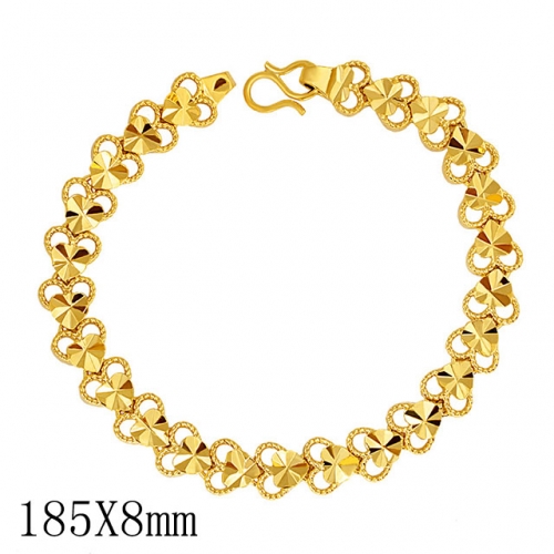 BC Wholesale 24K Gold Jewelry Women's Bracelets Cheap Jewelry Alluvial Gold Jewelry Bracelets NO.#CJ4BAX222