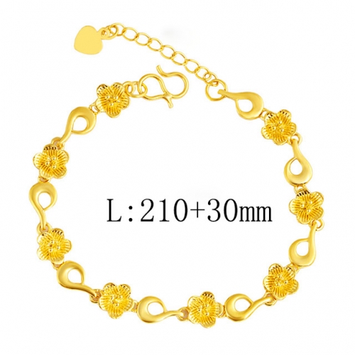 BC Wholesale 24K Gold Jewelry Women's Bracelets Cheap Jewelry Alluvial Gold Jewelry Bracelets NO.#CJ4BCN222