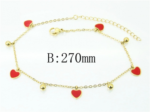 BC Wholesale Anklets Jewelry Stainless Steel 316L Anklets NO.#BC43B0147MY