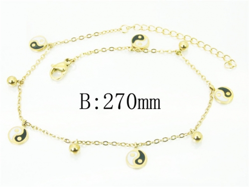 BC Wholesale Anklets Jewelry Stainless Steel 316L Anklets NO.#BC43B0163MR