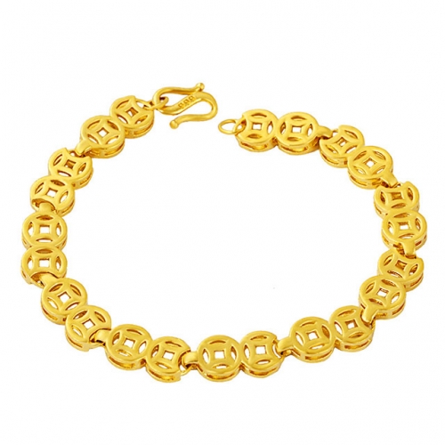 BC Wholesale 24K Gold Jewelry Women's Bracelets Cheap Jewelry Alluvial Gold Jewelry Bracelets NO.#CJ4BM005