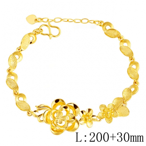 BC Wholesale 24K Gold Jewelry Women's Bracelets Cheap Jewelry Alluvial Gold Jewelry Bracelets NO.#CJ4BCO222