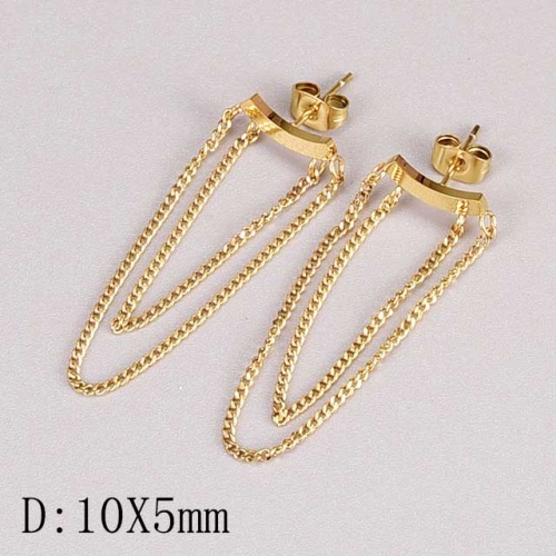 BC Wholesale Earrings 18K Jewelry Stainless Steel 316L Earrings NO.#SJ63ED96