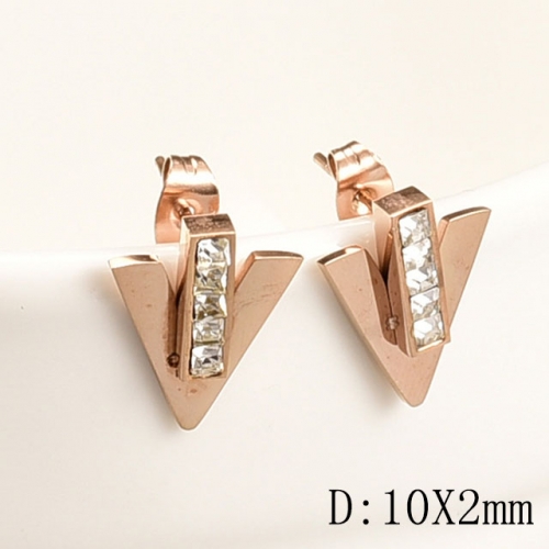 BC Wholesale Earrings 18K Jewelry Stainless Steel 316L Earrings NO.#SJ63EA42