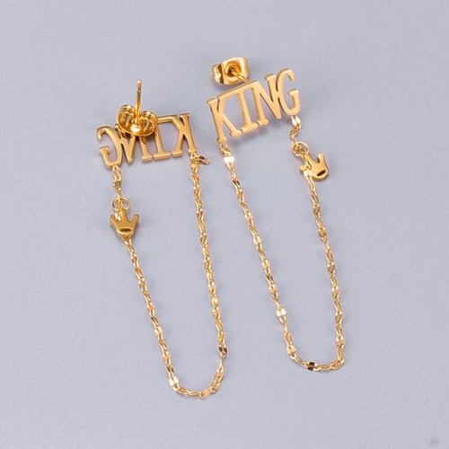 BC Wholesale Earrings 18K Jewelry Stainless Steel 316L Earrings NO.#SJ63E02