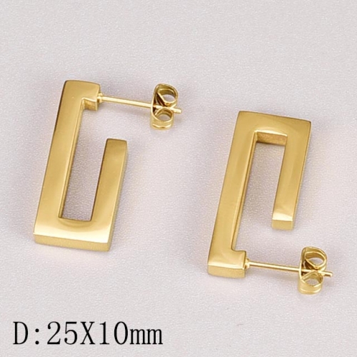 BC Wholesale Earrings 18K Jewelry Stainless Steel 316L Earrings NO.#SJ63E52