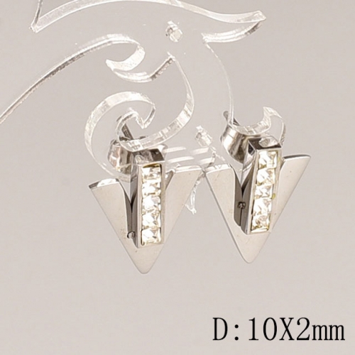 BC Wholesale Earrings 18K Jewelry Stainless Steel 316L Earrings NO.#SJ63E42