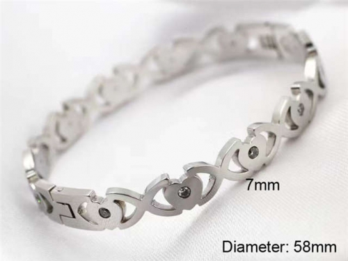 BC Wholesale Bangles Jewelry Stainless Steel 316L Bracelet NO.#SJ140B075