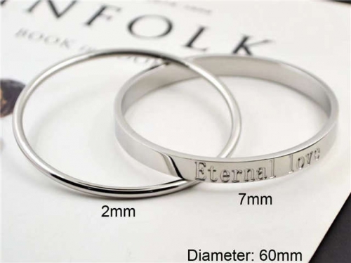 BC Wholesale Bangles Jewelry Stainless Steel 316L Bracelet NO.#SJ140B073