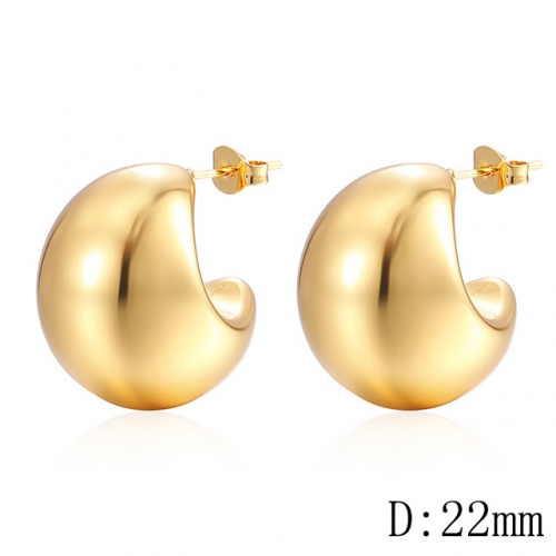 BC Wholesale Jewelry Earrings Stainless Steel 316L Jewelry Earrings NO.#SJ142E003