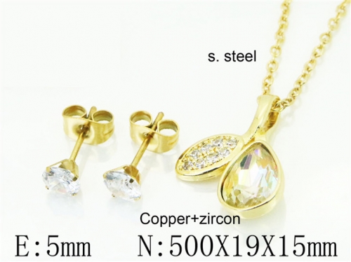 BC Wholesale Fashion Jewelry Sets Stainless Steel 316L Jewelry Sets NO.#BC54S0576OB