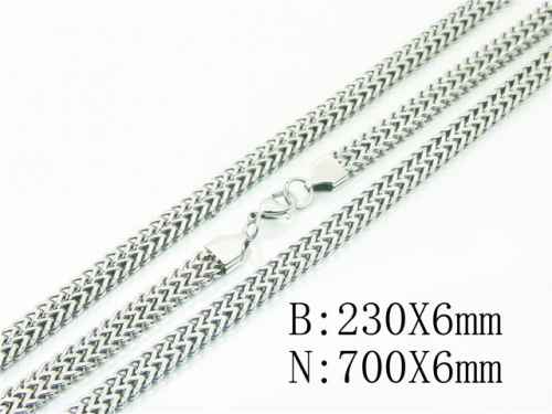 BC Wholesale Jewelry Sets Stainless Steel 316L Popular Jewelry Set NO.#BC61S0634IMW