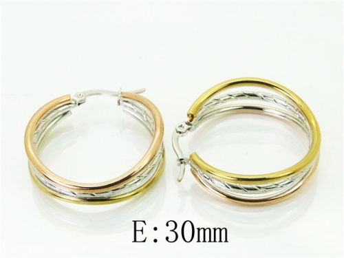 BC Wholesale Jewelry Earrings Stainless Steel 316L Earrings NO.#BC58E1803NV