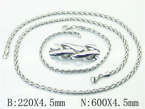 BC Wholesale Jewelry Sets Stainless Steel 316L Popular Jewelry Set NO.#BC61S0638HHW