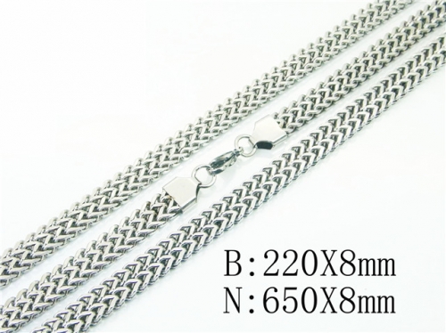 BC Wholesale Jewelry Sets Stainless Steel 316L Popular Jewelry Set NO.#BC61S0631INL