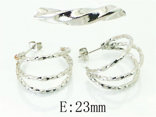 BC Wholesale Jewelry Earrings Stainless Steel 316L Earrings NO.#BC58E1800KW