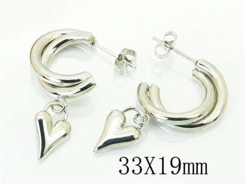 BC Wholesale Jewelry Earrings Stainless Steel 316L Earrings NO.#BC58E1848NQ
