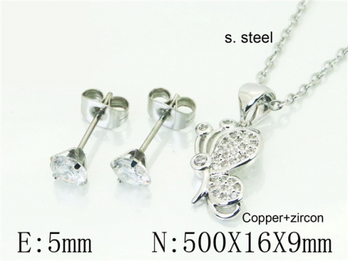 BC Wholesale Fashion Jewelry Sets Stainless Steel 316L Jewelry Sets NO.#BC54S0600NA