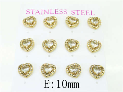 BC Wholesale Jewelry Earrings Stainless Steel 316L Earrings NO.#BC59E1089JHE