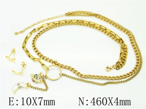 BC Wholesale Fashion Jewelry Sets Stainless Steel 316L Jewelry Sets NO.#BC12S1286HJR