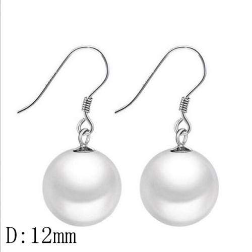 BC Jewelry Wholesale 925 Silver Earrings Natural Pearl Fashion Earrings NO.#925J9EB13