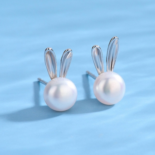 BC Jewelry Wholesale 925 Silver Earrings Natural Pearl Fashion Earrings NO.#925J9EA2979