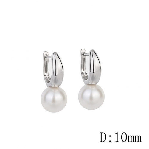 BC Jewelry Wholesale 925 Silver Earrings Natural Pearl Fashion Earrings NO.#925J9E2954