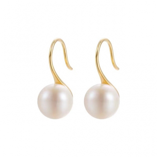 BC Jewelry Wholesale 925 Silver Earrings Natural Pearl Fashion Earrings NO.#925J9EA2086