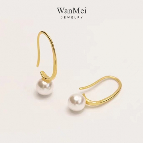 BC Jewelry Wholesale 925 Silver Earrings Natural Pearl Fashion Earrings NO.#925J9EA2127