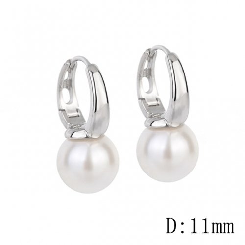 BC Jewelry Wholesale 925 Silver Earrings Natural Pearl Fashion Earrings NO.#925J9E2955