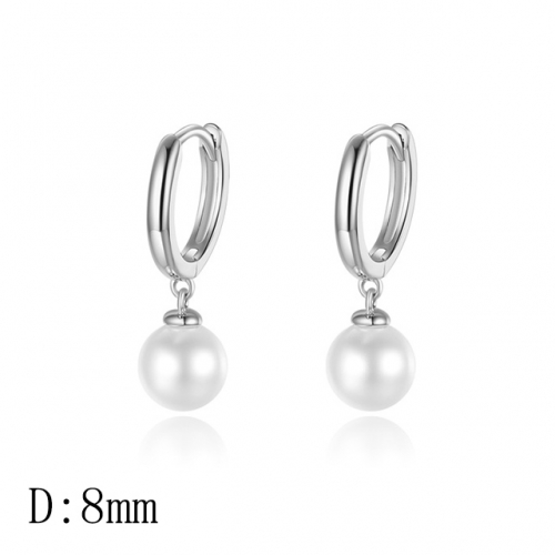 BC Jewelry Wholesale 925 Silver Earrings Natural Pearl Fashion Earrings NO.#925J9E2931