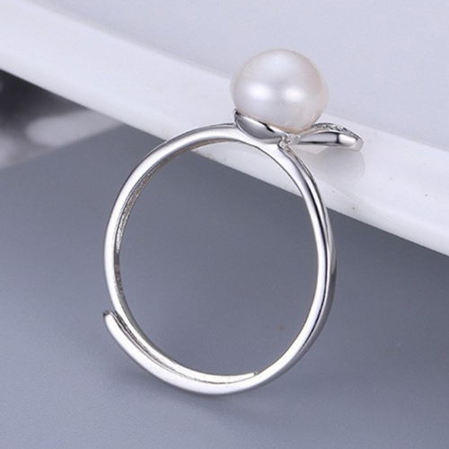 BC Wholesale 925 Silver Rings Popular Open Rings Pearl Rings NO.#925J9R4934