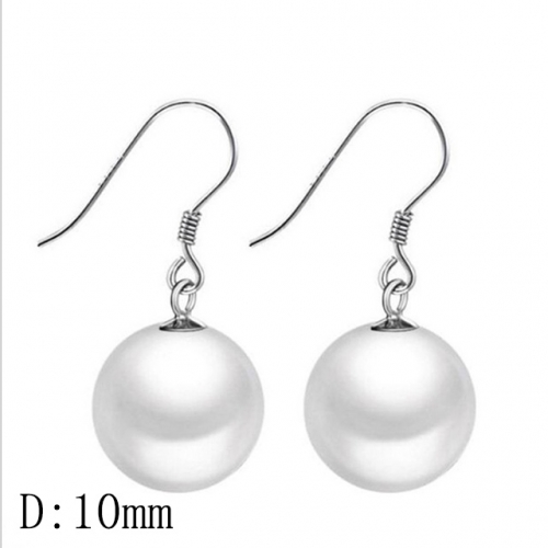 BC Jewelry Wholesale 925 Silver Earrings Natural Pearl Fashion Earrings NO.#925J9EA13