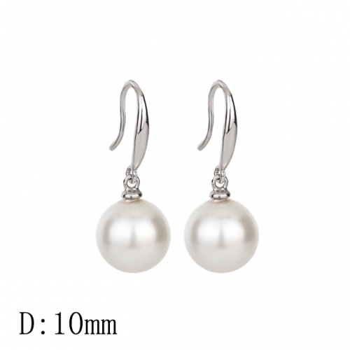 BC Jewelry Wholesale 925 Silver Earrings Natural Pearl Fashion Earrings NO.#925J9E010